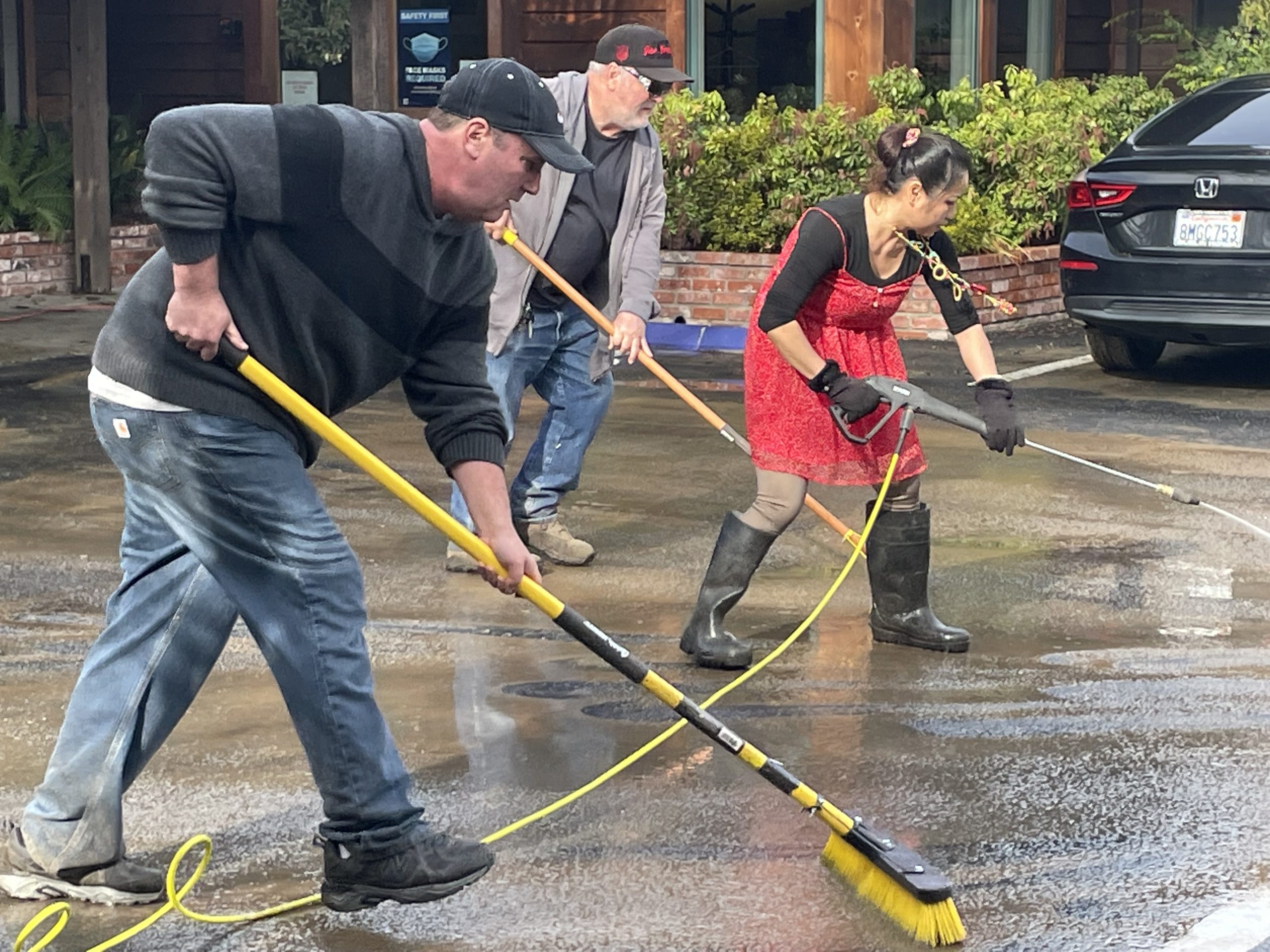 Fern Lodge cleanup after the flood